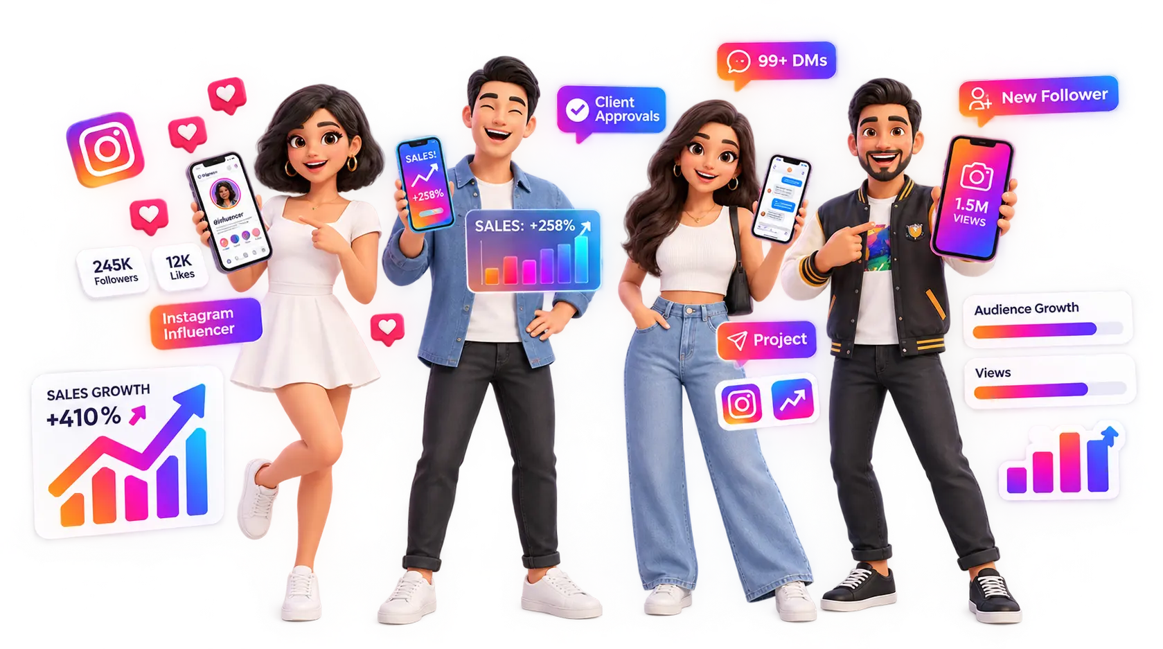 Creators and Brands growing with Instagram DM Automation
